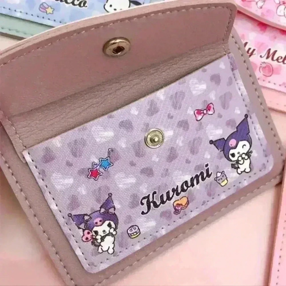 SANRIO Kuromi mini wallet (#715) - Picture 2 of 5